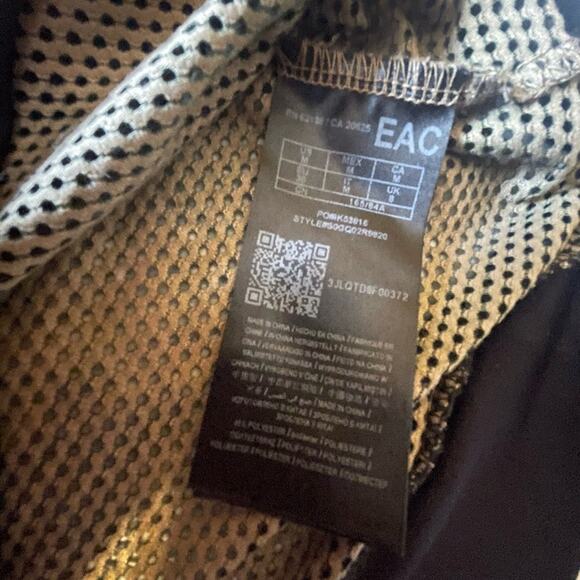 Guess Los Angeles Army Camo Mesh Cropped Y2K Street Style Long Sleeve Hoodie Med - Picture 6 of 8